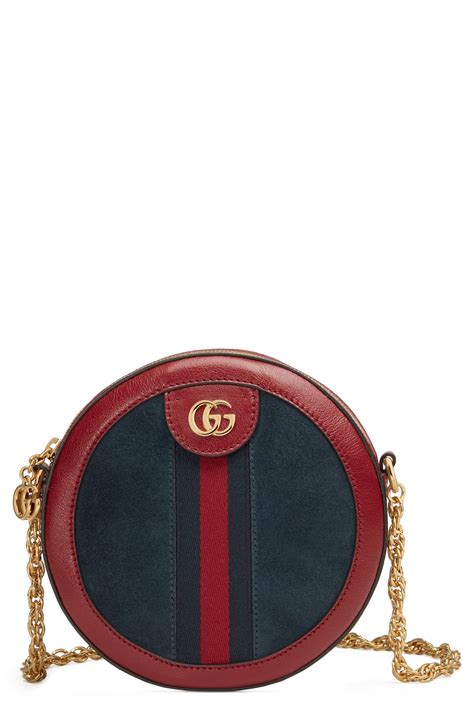 gucci circle|gucci leather shoulder bag.